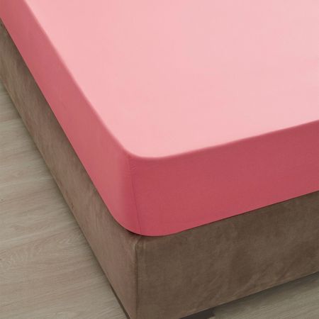 Простыня на резинке Ozdilek красный 180x200+30 см