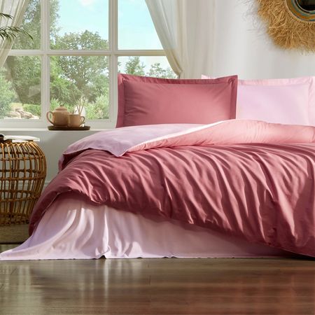 Комплект постельного белья Ozdilek евро k coral-a coral сатин