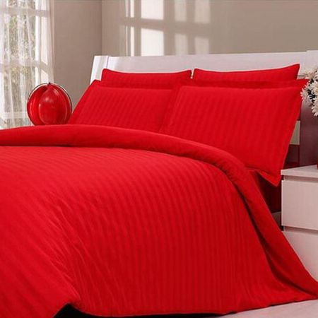 Комплект постельного белья Ozdilek Полуторный red line сатин