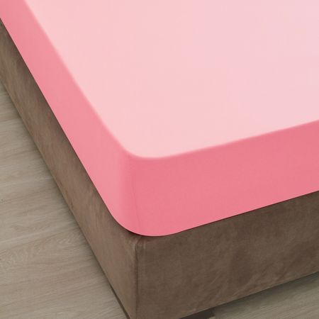 Простыня на резинке Ozdilek коралловый 160x200+30 см