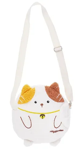 Сумочка плюшевая Котик (20х18х5) (12-12415-202411-B10) Bookvalno