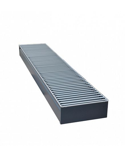 Конвектор внутрипольный КЗТО Бриз с 1 теплообменником 1000х260х80 мм правое подключение