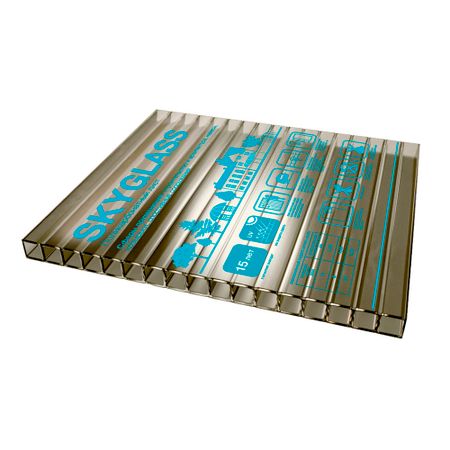 Поликарбонат сотовый Skyglass 4 мм 2,1х6 м Эко серая бронза галина михайловна бинто словарный сотовый тренажер для начальной школы