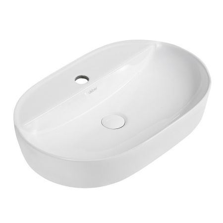 Раковина Abber Bequem 61 см накладная белая (AC2113)