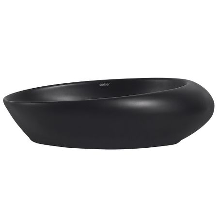 Раковина Abber Bequem 49 см накладная черная матовая (AC2107MB)