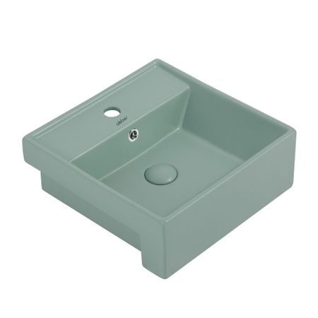 Раковина Abber Rechteck 42 см накладная светло-зеленая матовая (AC2208MCG)