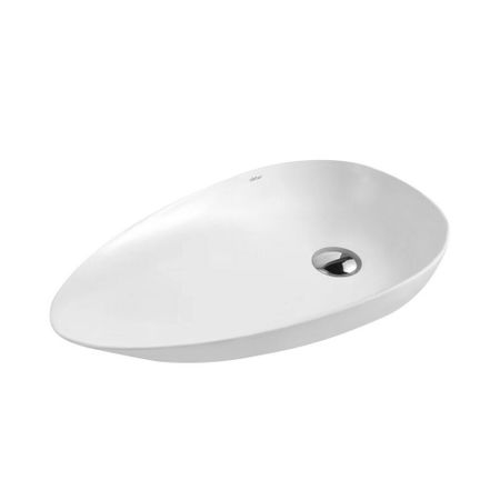Раковина Abber Bequem 59 см накладная белая (AC2117) раковина накладная ofelis stella 46см круг белая