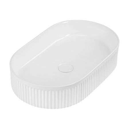 Раковина Abber Bequem 58 см накладная белая (AC2116)