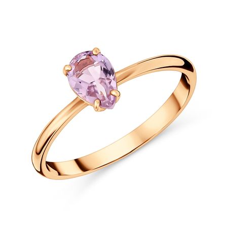 Кольцо детское TALANT из золота с аметистом