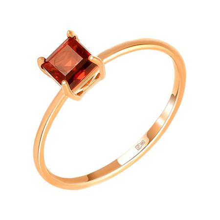 Кольцо детское TALANT из золота с гранатом