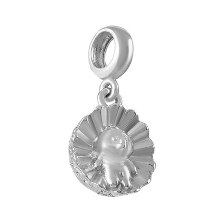 Подвеска-шарм Еж из серебра