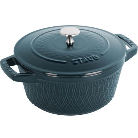 Кокот Staub круглый морская волна 24 см, 4,25 л