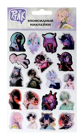 Наклейки эпоксидные 110х200 (Аниме 2)