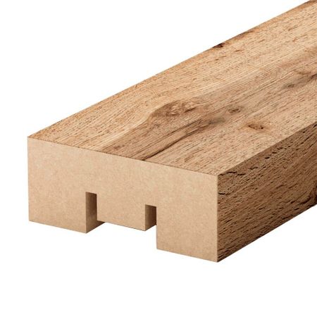 Декоративная рейка МДФ 40х16х2700 мм пекан Stella