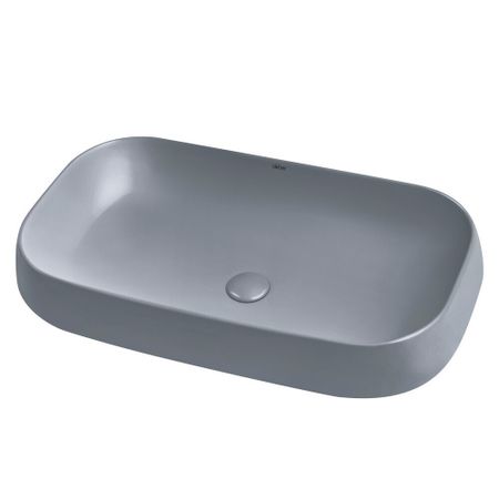 Раковина Abber Rechteck 72 см накладная серая матовая (AC2210MG)