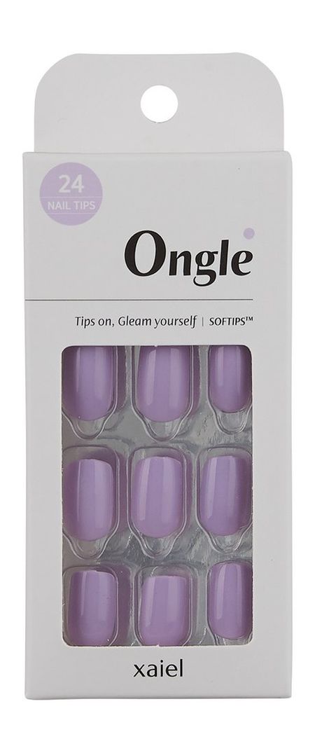Ongle Nail Tips Set Lavender Young пластырь гидроколлоидный веллфит 3 7см х 5 5см 6