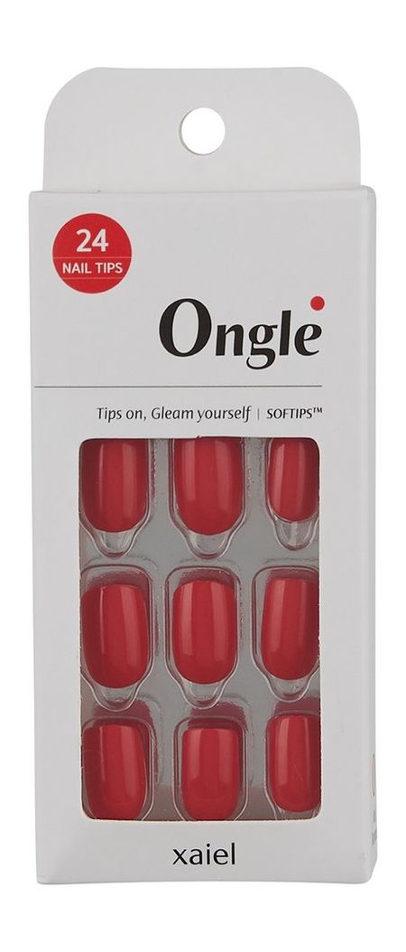 Ongle Nail Tips Set Red Romance пластырь гидроколлоидный веллфит 3 7см х 5 5см 6