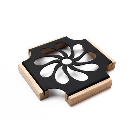 Подставка Gala под горячее черная 18.5х18.5х2.5 см