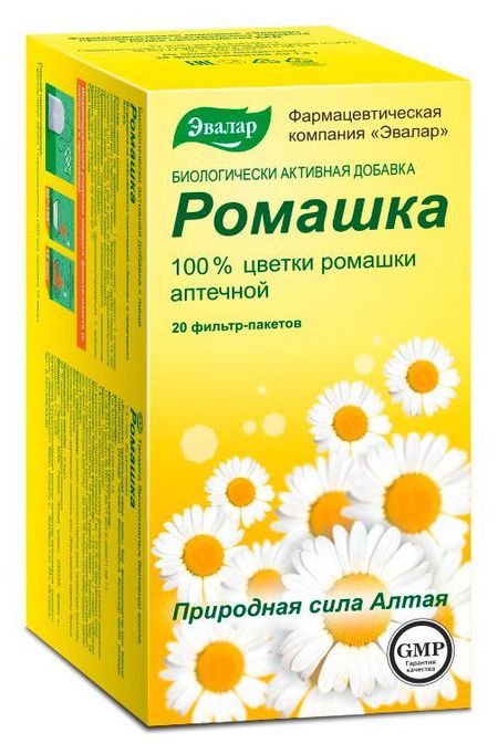 Ромашка Эвалар, 20х1,5 г