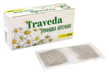 БАД. Чайный сбор Traveda ромашка аптечная 20 пакетов по 1.5 г эль кеннеди наследие