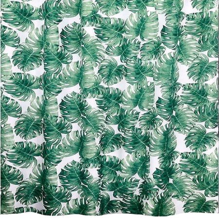 Штора для ванны Zalel 1800х2000 мм полиэстер зеленая (ZL-11)