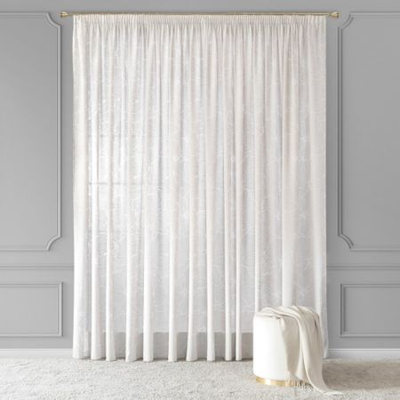 Тюль Togas Деворе Полетти бежевый 500x290 см