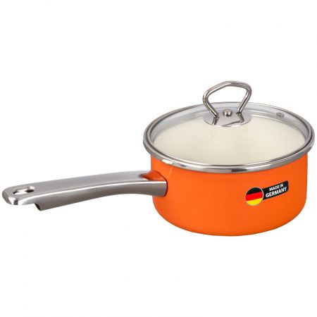 Ковш с крышкой Maisingers d16/h8.2см 1.4л оранжевый