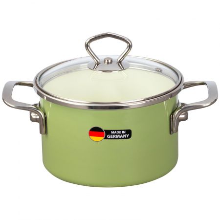 Кастрюля с крышкой Maisingers d16/h12.8см 1.9л зеленый