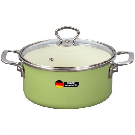 Кастрюля с крышкой Maisingers d20/h10см 2.8л зеленый