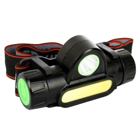 Фонарь налобный Ultraflash E1340 светодиодный 2 LED 3 Вт аккумуляторный Li-Ion 1200 мАч пластик 2 режима (E1340)