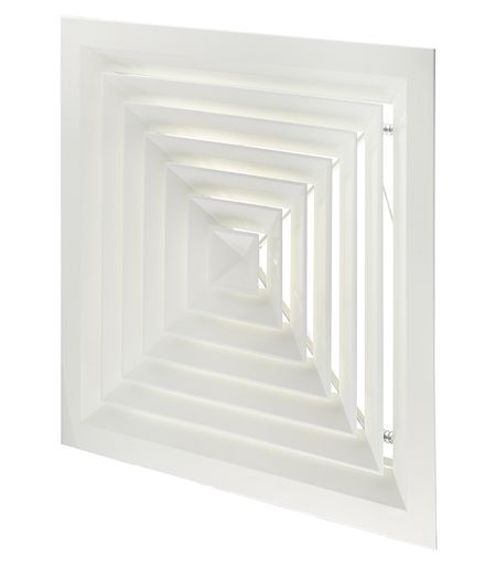 Диффузор потолочный квадратный Era Pro ДП4 600х600 мм