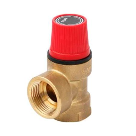 Клапан предохранительный Elsen 1/2 ВР(г) х 1/2 ВР(г) для систем отопления 110 °С KVs 1,2 (ESV08.1212) предохранительный клапан для компрессора из латуни 1 12 кг