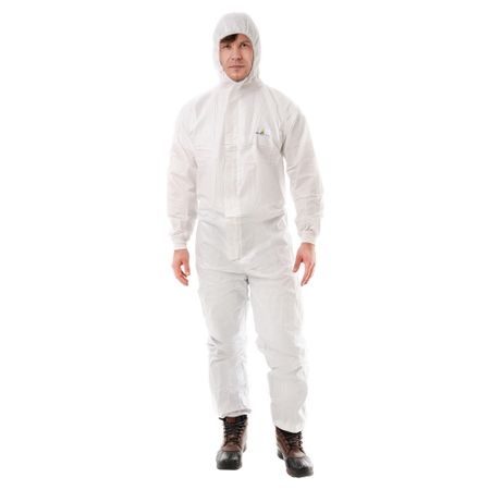 Комбинезон защитный Delta Plus DT117 52-54 рост 180-188 см белый комбинезон защитный delta plus po106bc хxl белый