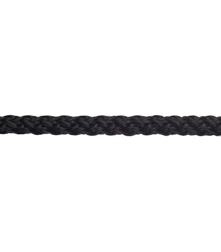 Шнур вязаный полипропиленовый 8 прядей черный d5 мм