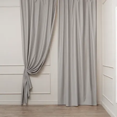 Ткань 1 м/п Fodera сатен 300 см цвет серо-бежевый