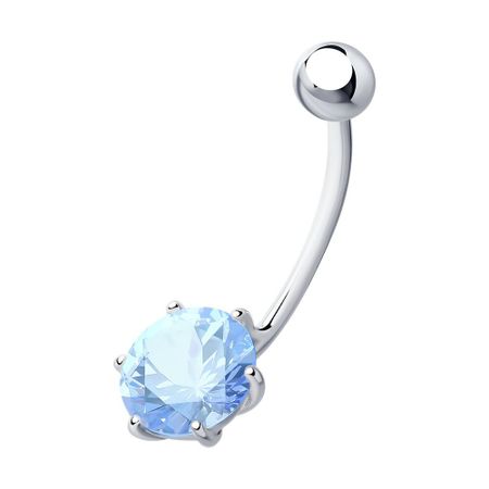 Пирсинг SOKOLOV из серебра с фианитом