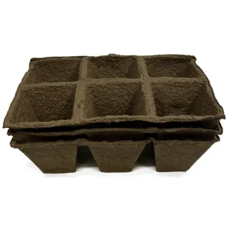 Горшок торфяной для рассады 6 ячеек 18 шт. hafele резьбовая втулка m4 5x35мм упаковка 100 штук 267 01 717