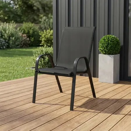 Стул садовый Almi GS032 55x73x91 см сталь цвет антрацит садовый разбрызгиватель lwhrr