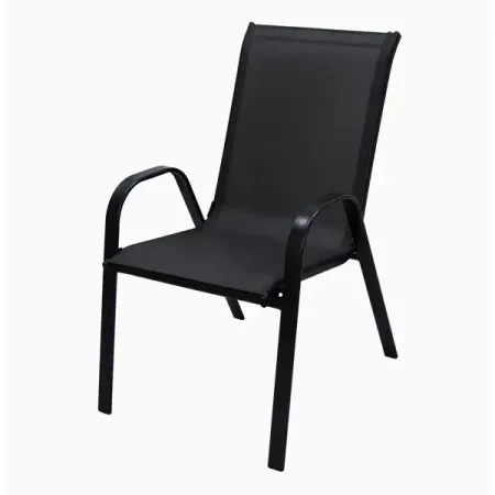 Стул садовый Almi GS032 55x73x91 см сталь цвет антрацит