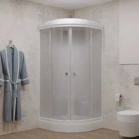 Душевая кабина Triton Лайт низкий поддон 1/4 круга 90x90 см