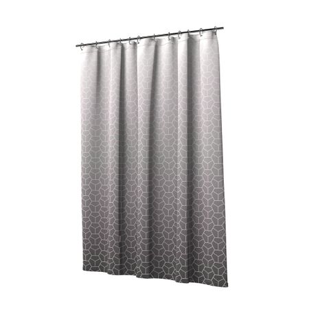 Штора для ванны Fora Brilliant 1800х1800 мм полиэстер серая (FOR-PH-BRIL)