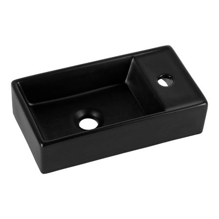 Раковина Ceramicanova Element 40 см подвесная черная матовая (CN6051LMB)