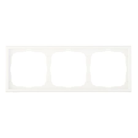 Рамка Systeme Electric ArtGallery трехместная белая (GAL000103)