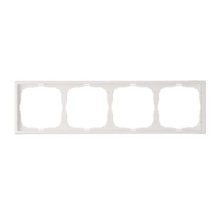 Рамка Systeme Electric ArtGallery четырехместная белая (GAL000104)