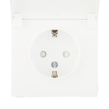 Розетка Systeme Electric ArtGallery встраиваемая белая со шторками с крышкой (GAL440146) эмма райц абсолютно несовместимы