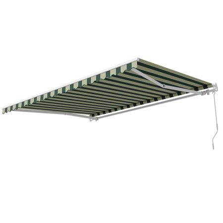 Выдвижной навес маркиза 4х3 м Sunset Boutique Giardini зеленый/белый нюта яковлева ау маркиз