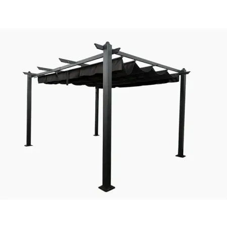 Пергола Olivia GS067 3x4x2.2 м алюминий серый powge gt шкив грм 16 зубов алюминий