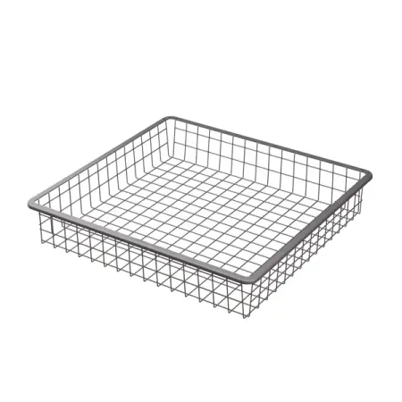 Корзина проволочная Лион 54.2x51.1x8.5 см цвет серый