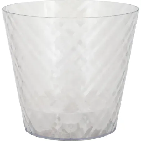 Горшок для растений и цветов Ingreen Cristallo Ø16 16x16 см v1.6 л пластик прозрачный