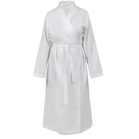 Халат Дом снов Enna универсальный вафельный без капюшона белый размер L-XL для дома vitavet воротник защитный мягкий 3 m